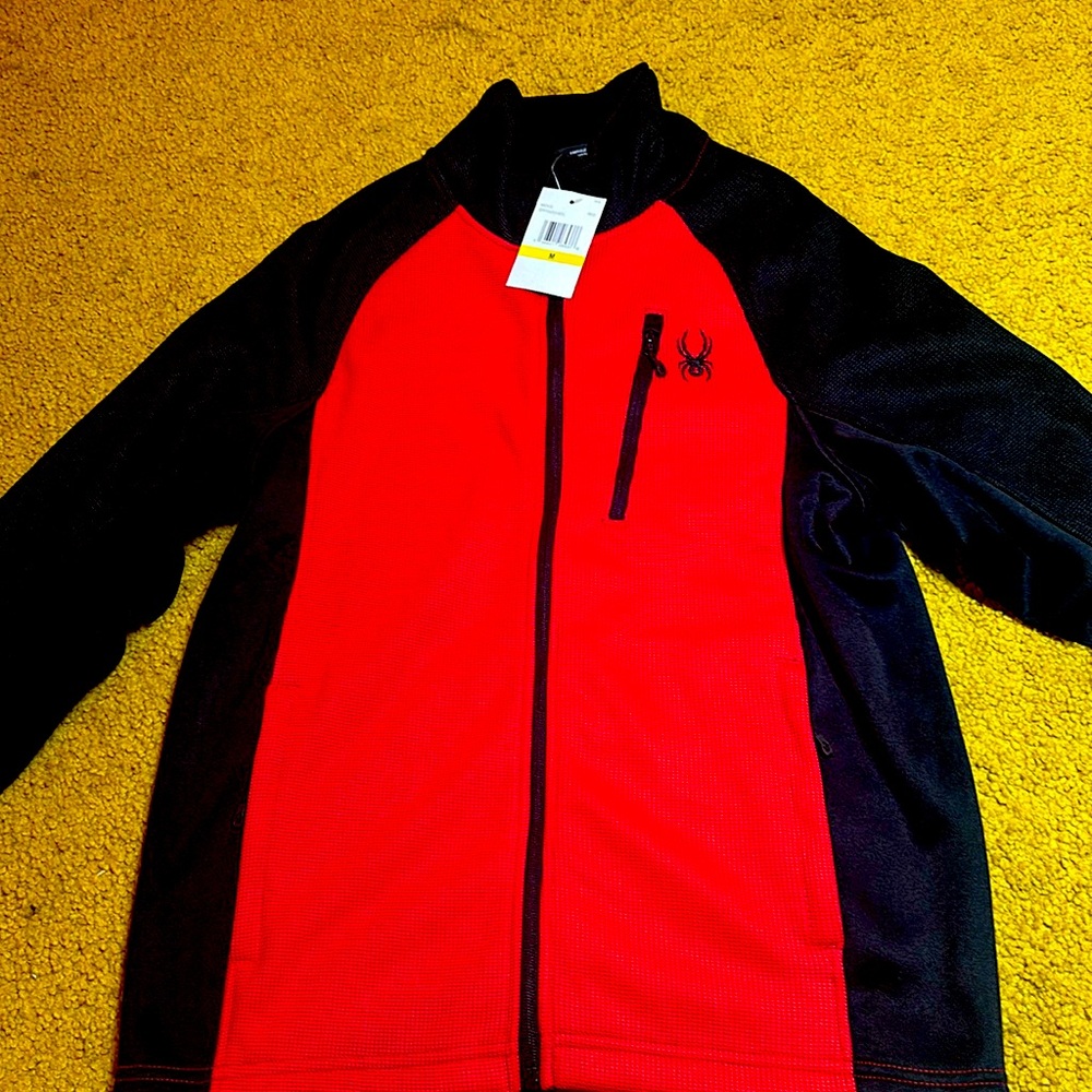 Spyder Mens  Raider Jacket, Red